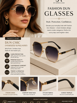DUN Chic Fashion Glasses